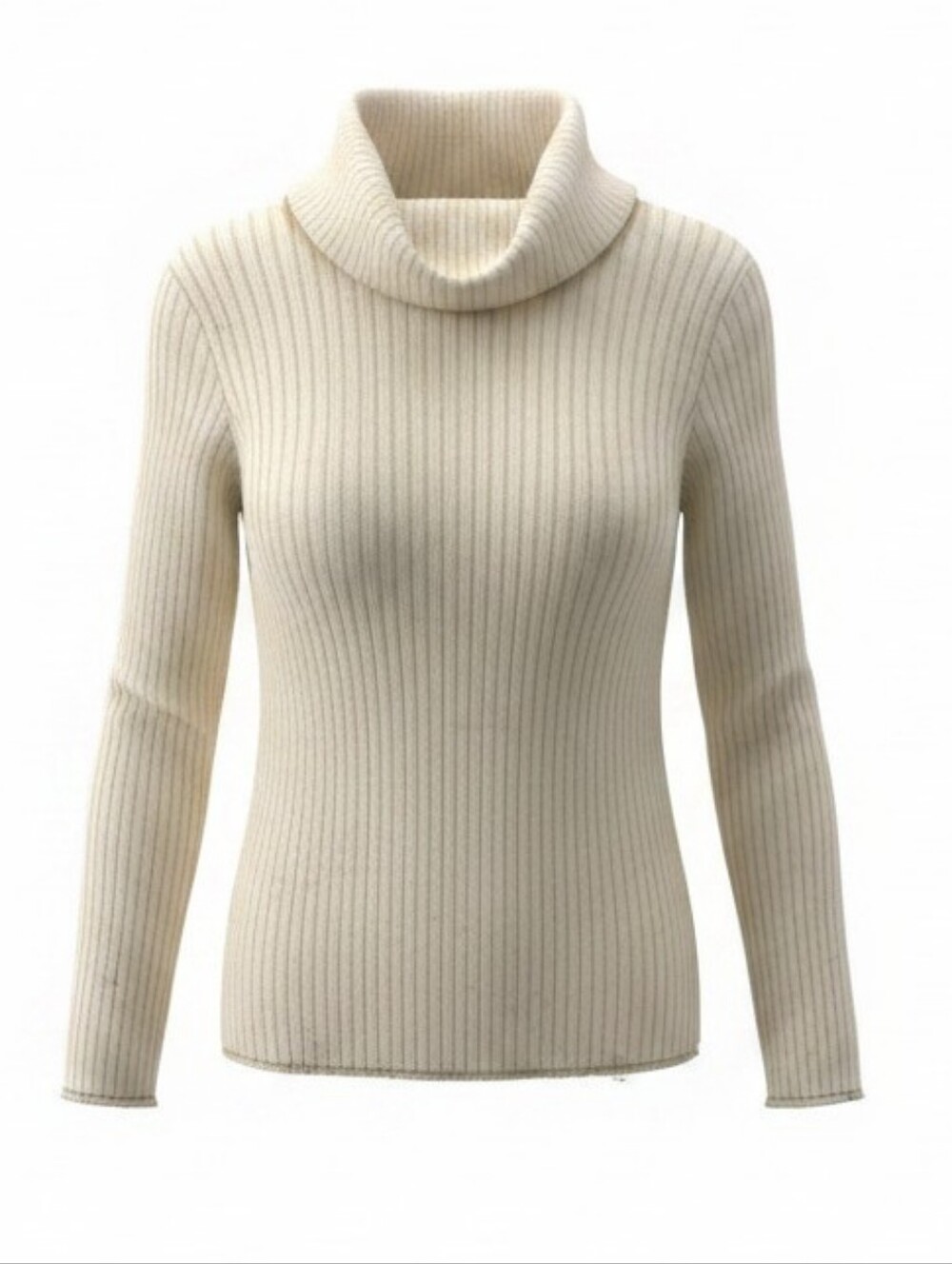 Talbots Ribbed Cowl Neck Sweater